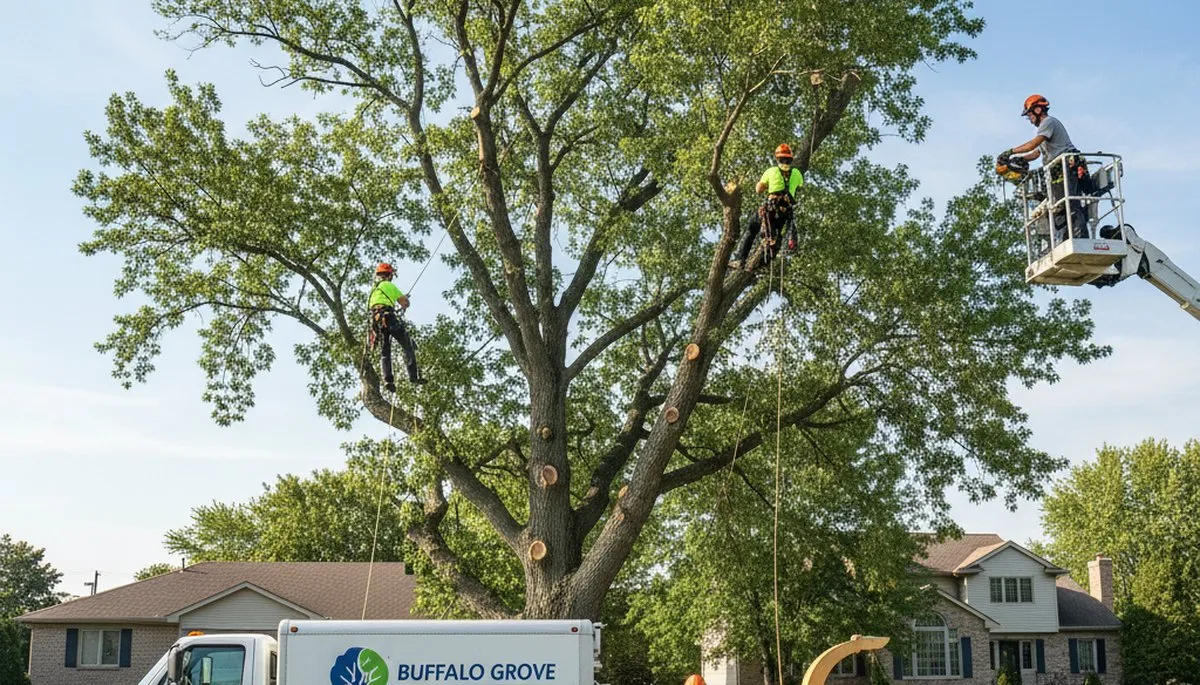 Professional tree removal service in Highland Park IL by certified local arborists