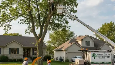 Professional tree removal service in Highland Park IL by certified local arborists