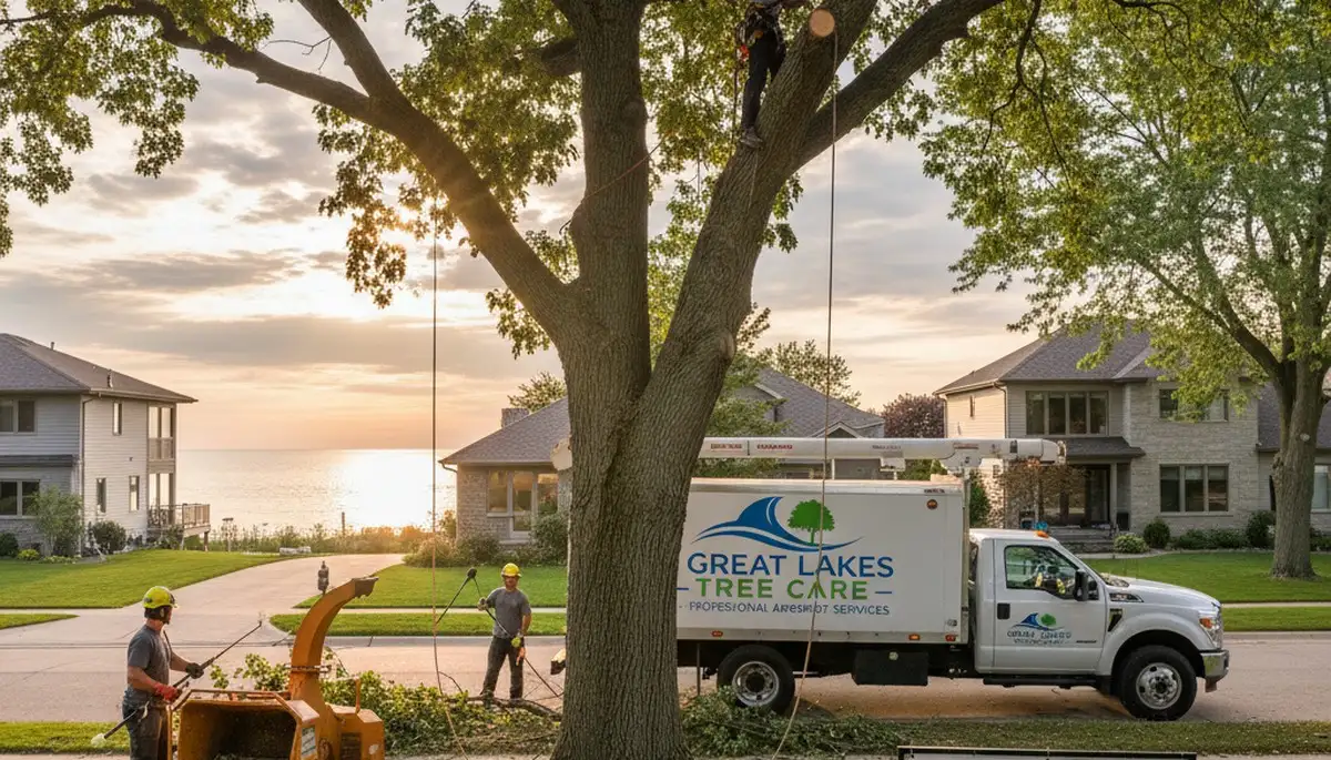 Professional tree removal service in Highland Park IL by local certified arborists