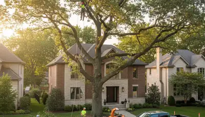 Professional tree removal service in Highland Park IL by local certified arborists