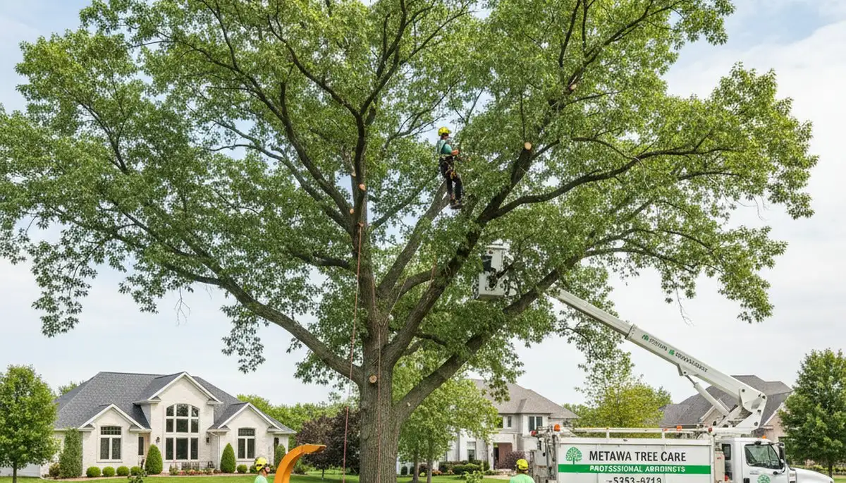 Professional tree removal service in Highland Park IL safely clearing trees for homeowners